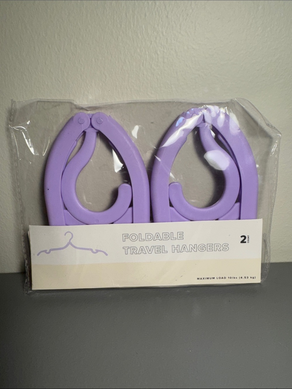 Foldable Travel Hangers - Lavender